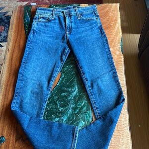 Ag Adriano Goldschmied Blue Skinny Jeans Sleek Fit